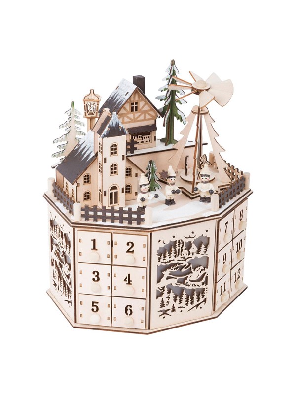 Small Foot - Houten Adventskalender Kerst Landschap