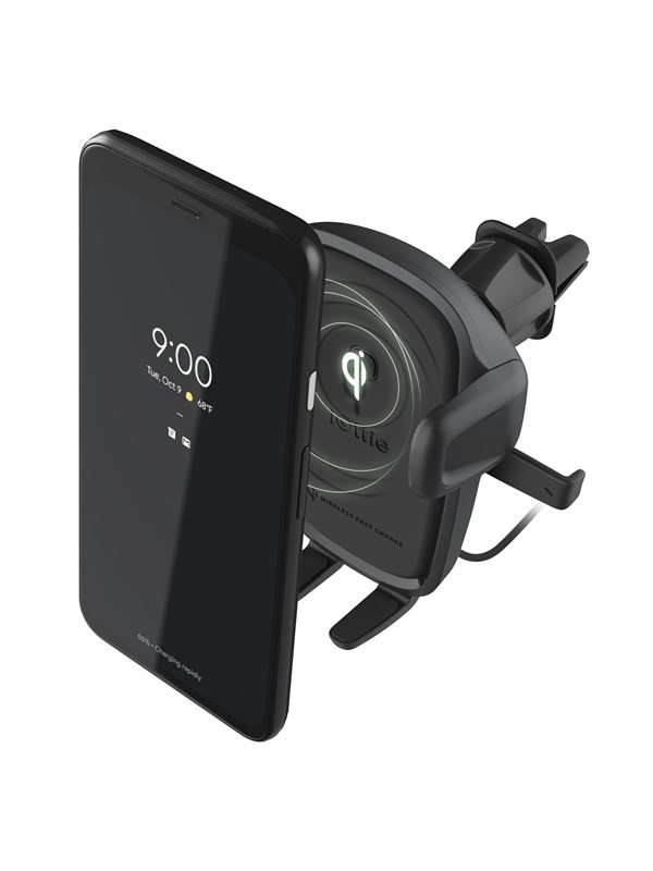 iOttie Easy One Touch Wireless 2 - Telefoonhouder Auto Ventilatierooster & CD-Speler -QI Draadloos Opladen 10W - Universeel - Verstelbaar - Zwart