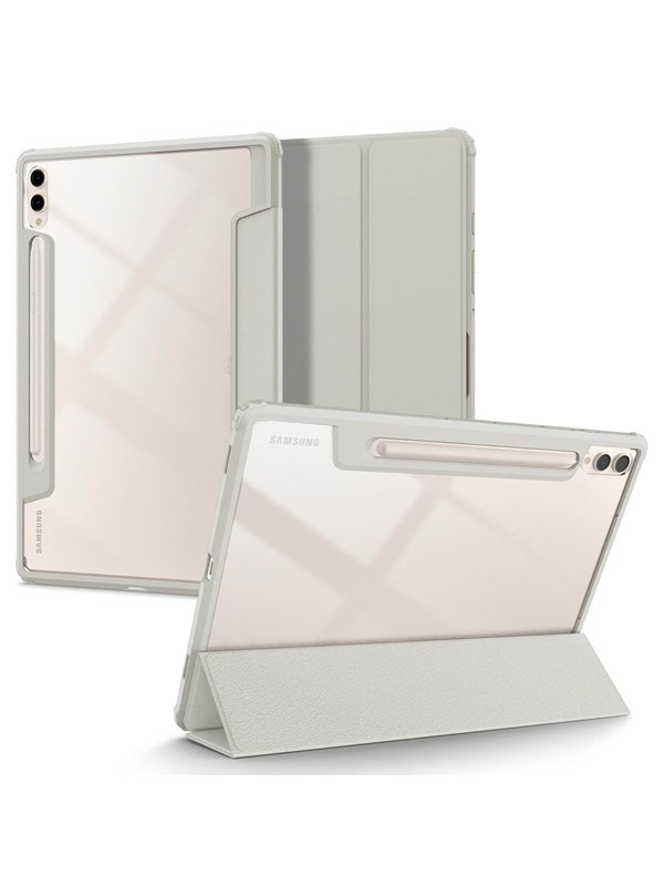 Spigen Ultra Hybrid Samsung Galaxy Tab S9 Plus Hoes Book Case Grijs