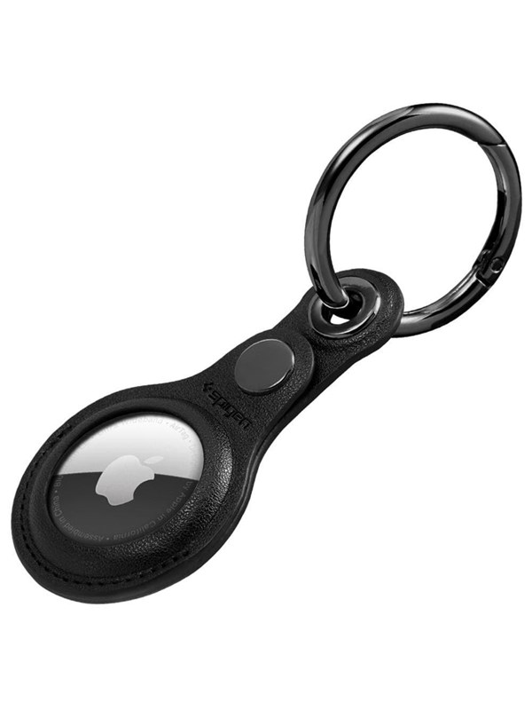 Spigen Valentinus Apple AirTag Hoesje Sleutelhanger Houder Zwart