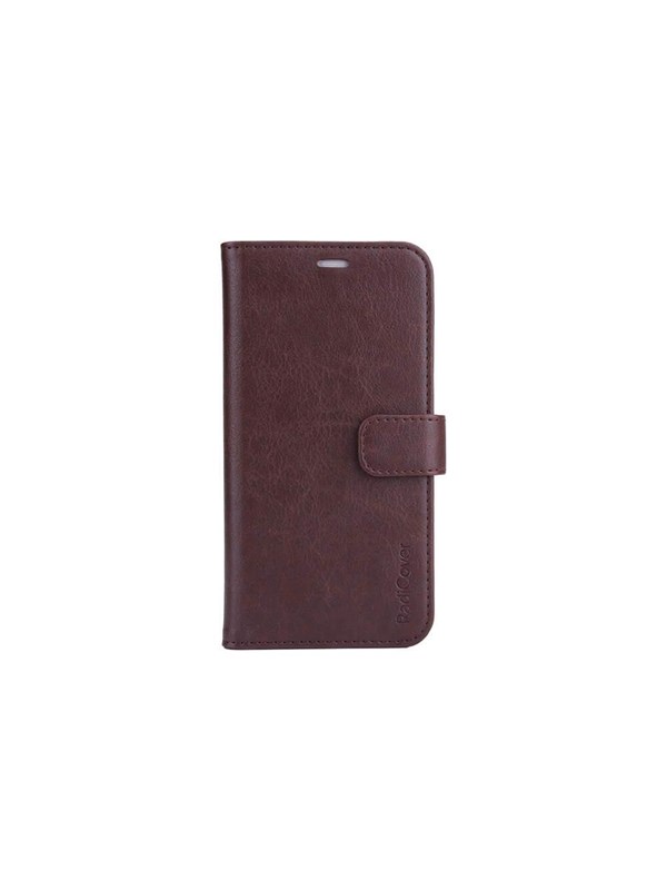 Radicover Anti Radiation Mobile Case PU Leather iPhone 13 Flipcover Brown
