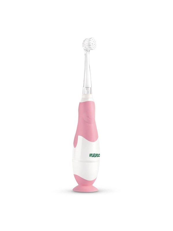 Neno Denti Elektrische Tandenborstel voor Baby’s & Kinderen (0-3jaar) – 3-in-1 – LED Verlichting – Timer – IPX7 Waterdicht – Roze