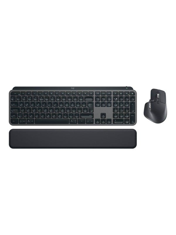 Logitech MX Keys S Combo Graphite (FR) - Keyboard and mouse set - Frans - Grijs