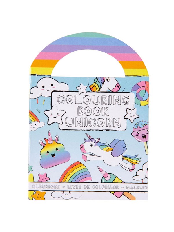 Duckiez Kleurboek Met stickers Eenhoorn - 1 stuk