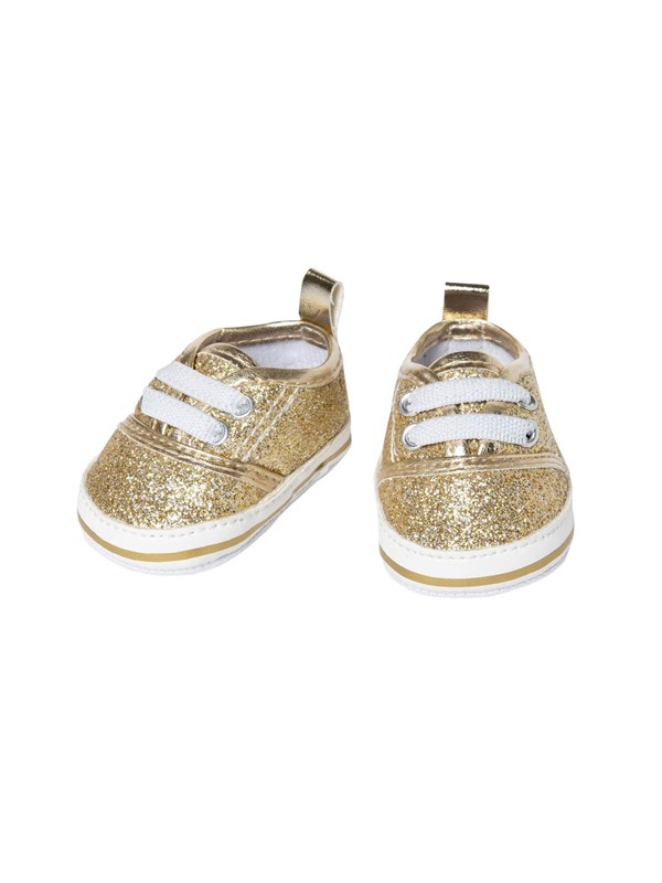 Heless Poppenschoenen Junior 38-45 Cm Goud/wit