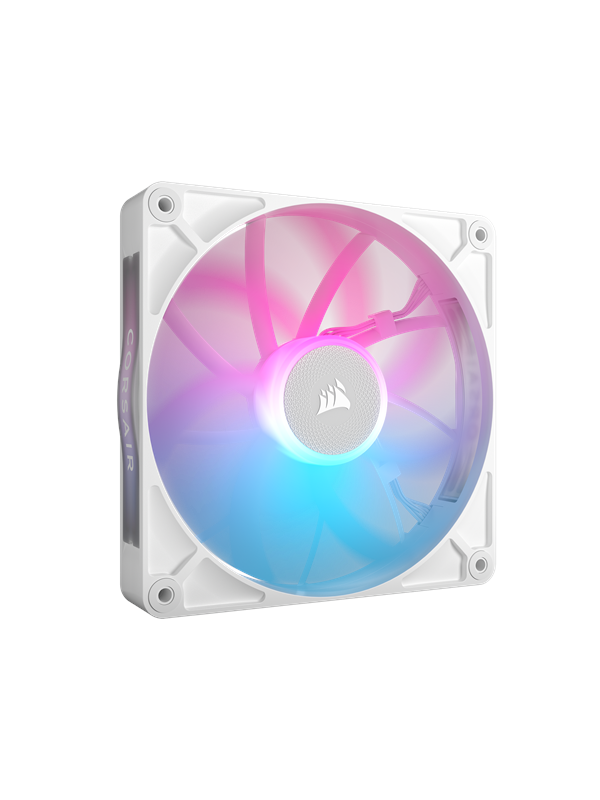 CORSAIR iCUE LINK RX140 RGB White - Ventilatorhuis - 140mm - 95.7 CFM - 300 - 1700 RPM - 10 - 36 dBA - Zero RPM Mode - iCUE LINK System Hub - wit