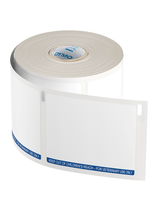 DYMO ® LabelWriter 70mm x 54mm Veterinary Labels white 1 Roll x 400 Labels