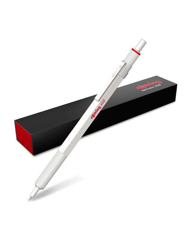 Kugelschreiber rotring 600 Perlmutt mittelweiß