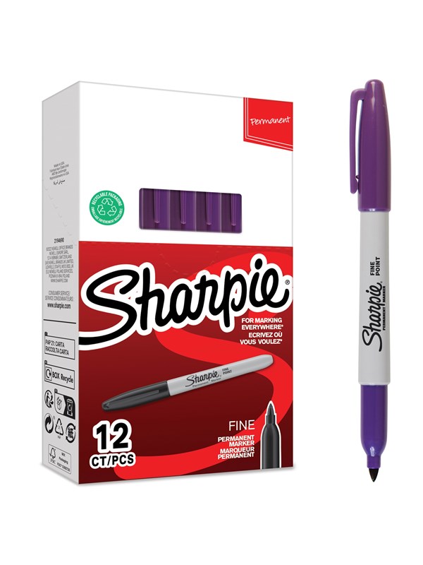 Sharpie Fine Point - permanent marker - 1mm - Paars