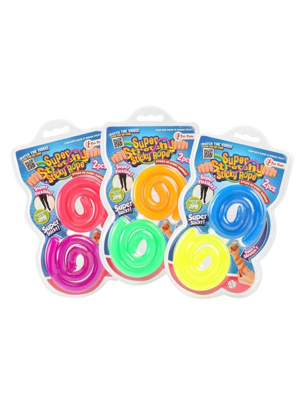 Toi-Toys Sticky Stretch Ropes 2pcs. (Assorted)