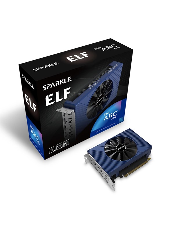 Sparkle Arc A380 Elf - 6GB GDDR6 RAM - Grafische kaarten