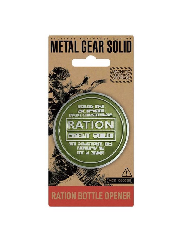FaNaTtik - Metal Gear Solid Ration Bottle Opener - Flessenopener