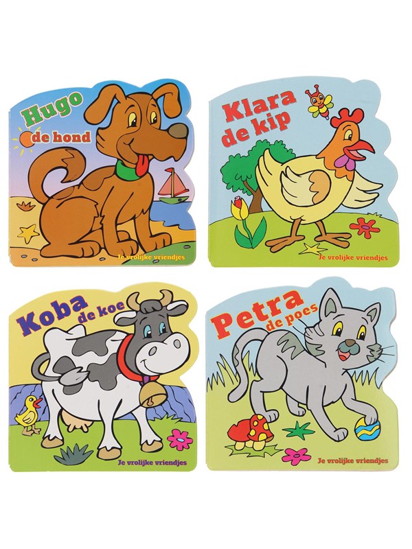 Cardboard Book My Merry Friends (NL) (Assorted)