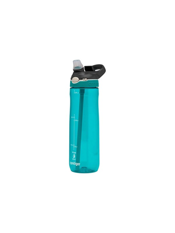 Contigo Ashland Autospout Waterfles met rietje | Grote BPA-vrije Drinkfles van 720ml | Sportfles | Lekvrije Drinkfles | Ideaal voor School, de Sportschool, Fiets, Hardlopen, Wandelen | Scuba
