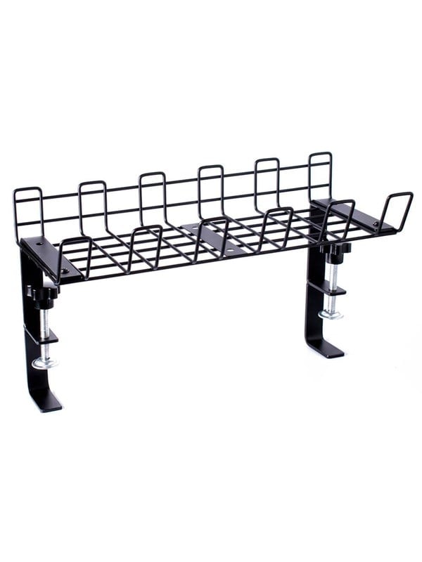 Desire2 Deskmate Cable Basket Clamp Mount Black