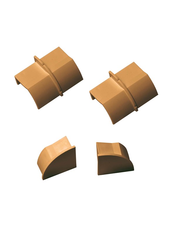 D-LINE Adapter Kit 22x22mm 4 Pieces Oak Colored