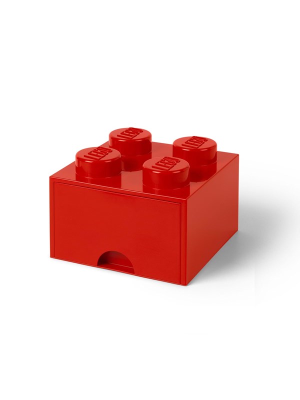 Lego - Opbergbox met Lade Brick 4 - Polypropyleen - Rood