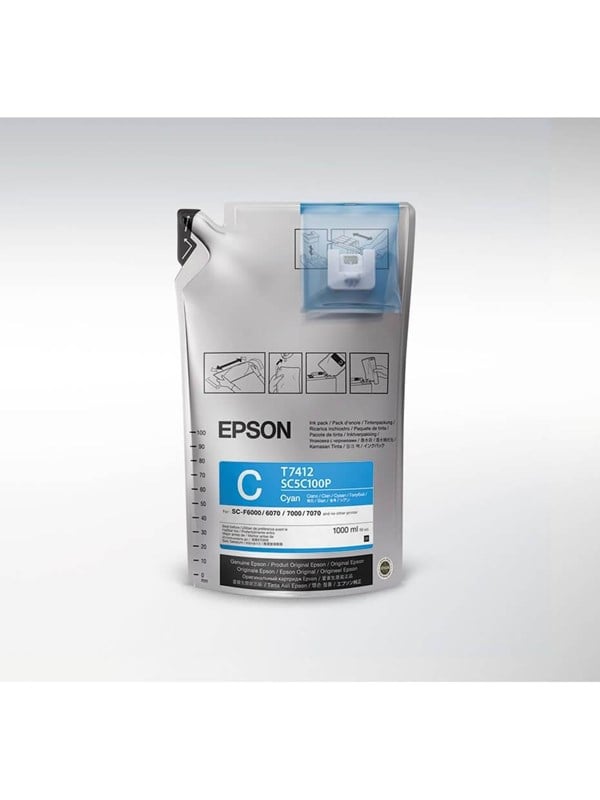 Epson Ink UltraChrome DS T741200 1L Cyan