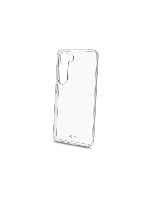 Celly Gelskin Siliconen hoesje - Geschikt voor Samsung Galaxy S23 - TPU Back cover - Transparant