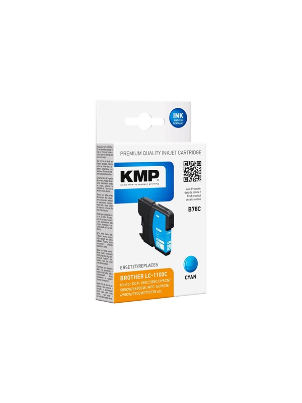 KMP B78C - cyan - compatible - ink cartridge