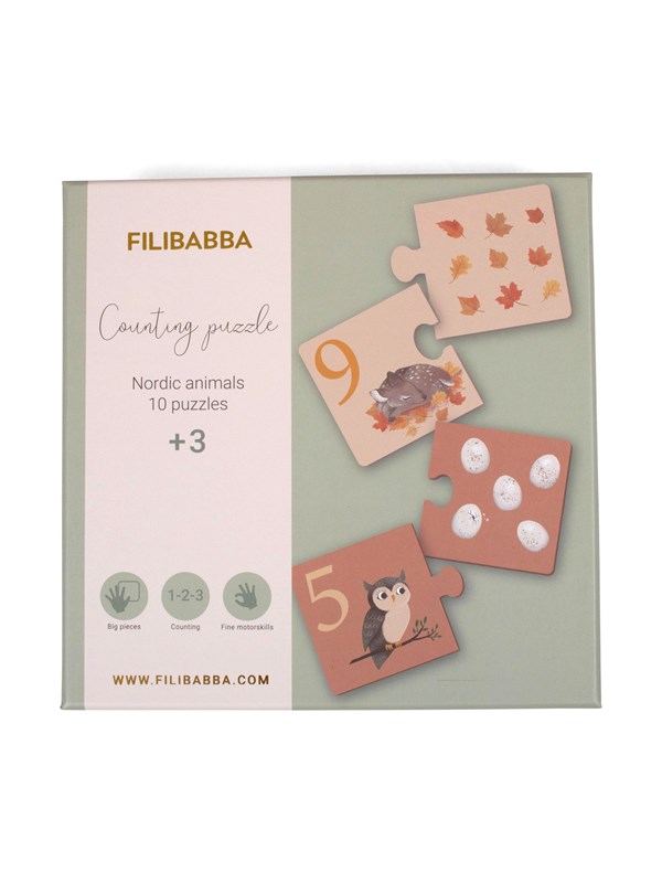 Filibabba Counting puzzle - Nordic animals