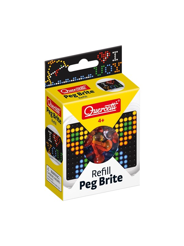 Quercetti Navulling Peg Brite Led-pinnen 180-delig