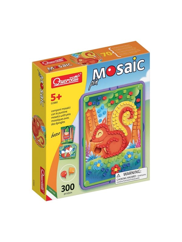Quercetti mozaïek dieren speelgoed - 300 pins creatief spel.