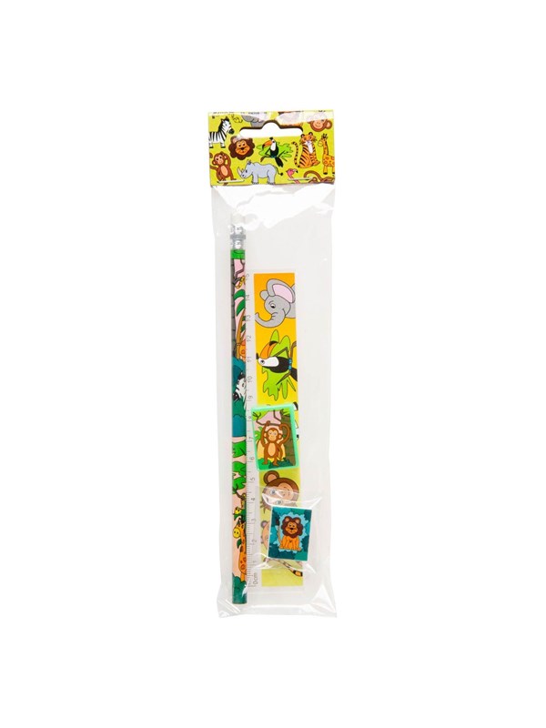 Duckiez Schrijfsetje Wilde Dieren - 1 stuk