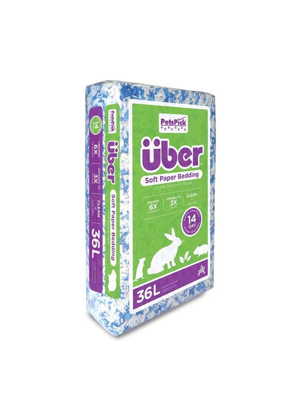 Über Bodembedekking - Versnipperd Papier, Zachte en Kleurrijke Bedding - Blauw/Wit - 36 liter