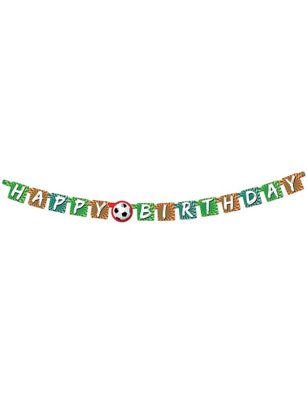 Haza Original Goal! Letterslinger Happy Birthday 2 Meter