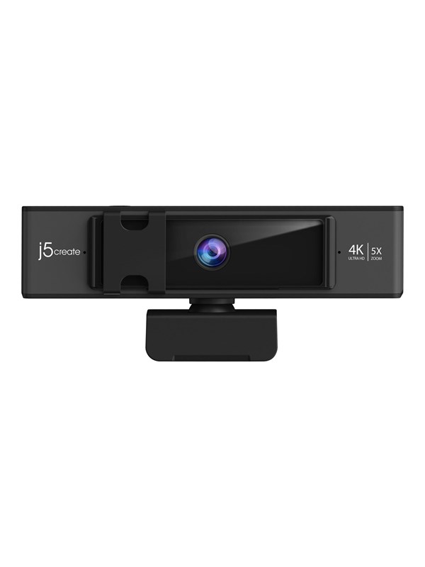 j5create JVCU435-N USB 4K Ultra HD Webcam met 5x Digital Zoom Afstandsbediening
