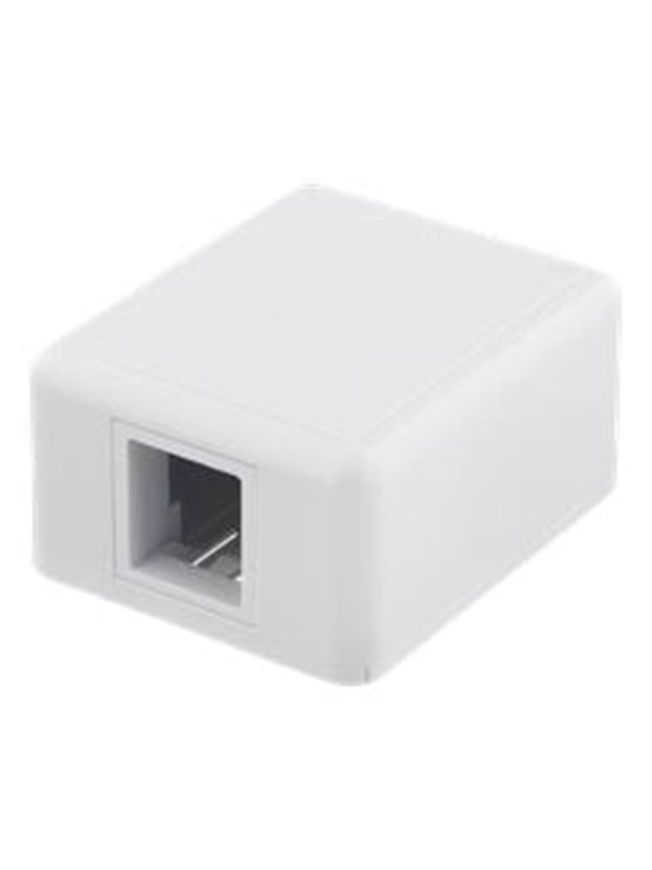 Deltaco VR-222 Surface mount box for Keystone 1-Port White