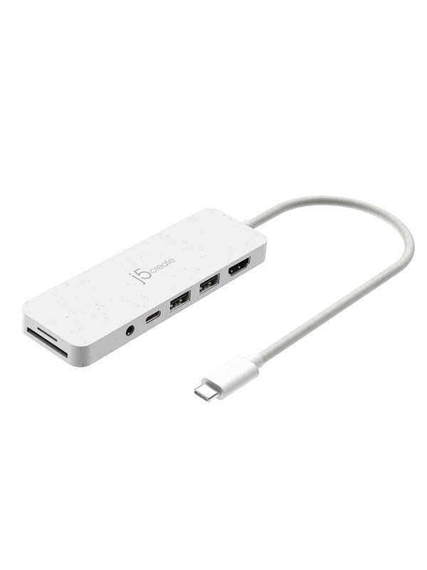 j5create JCD373EW-N - USB-C Multi-Port Hub (With PD)