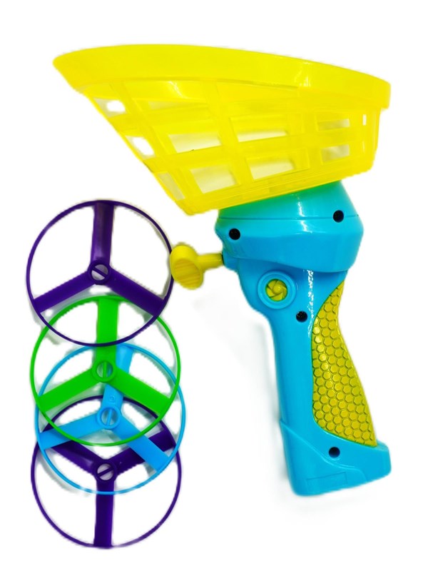 Happy Summer Pull String Flying Discs 2 asst. 19cm