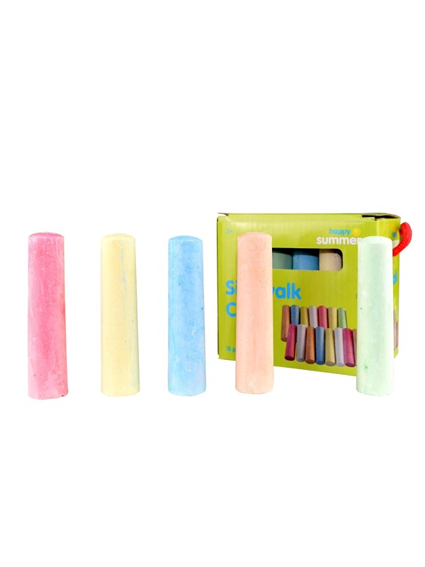 Happy Summer Sidewalk Chalk 15 pcs Box