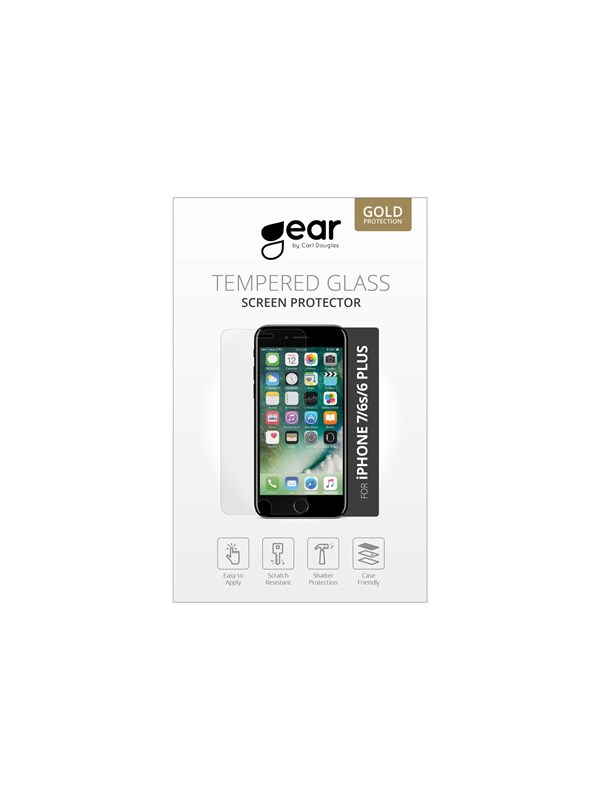 GEAR Screen Protector 2.5D iPhone 6 / 7 / 8 Plus