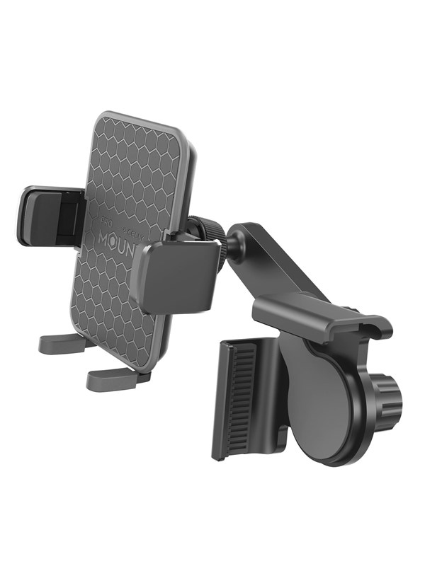 Celly smartphone houder Mount Plus - Voor Tesla Tesla model X, Y , 3 en S - One-touch functie - 360° draaibaar