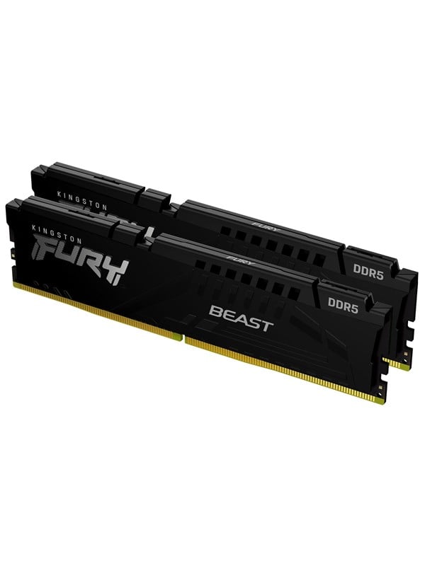 Kingston FURY Beast DDR5-6000 - 32GB - CL30 - Dual Channel (2 pcs) - AMD EXPO & Intel XMP - Zwart