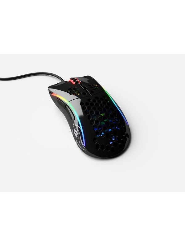 Glorious Model D- (Small) - Glossy Black - Gaming muis - Optisch - 6 knoppen - Zwart