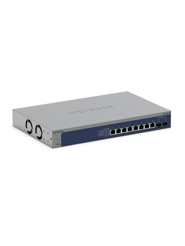 Netgear XS508TM 8-Port 10G/Multi-Gigabit Ethernet Smart Switch 2x 10G SFP+ Ports