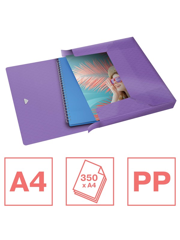Esselte Colour'Breeze documentenbox 40 mm Lavendel