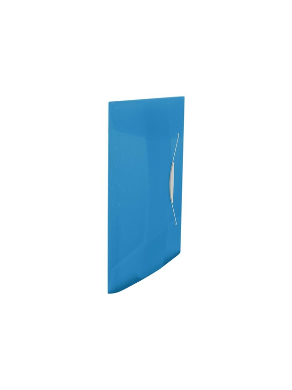 Esselte VIVIDA 3-Klepsmap, transparant Blauw