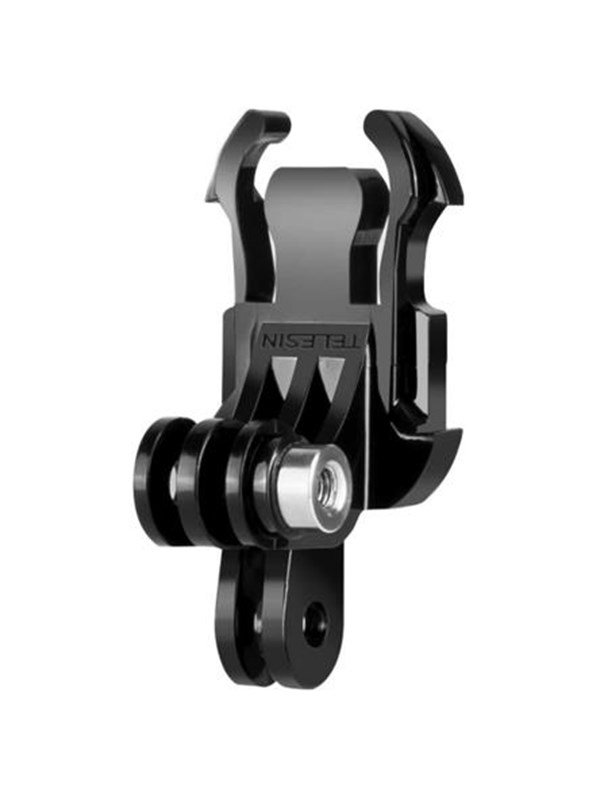 Telesin Double Extension Adapter J-Hook (2x Stuks) voor GoPro / DJI OSMO & Action Cameras - Zwart