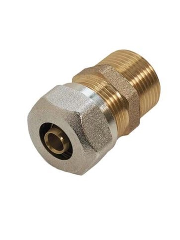 Roth connector 20 mm x 3/4" male red