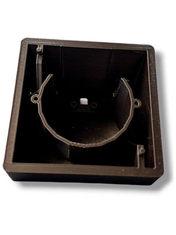 Light Solutions Shelly - Wall Display Table Stand - 35 degrees - Black