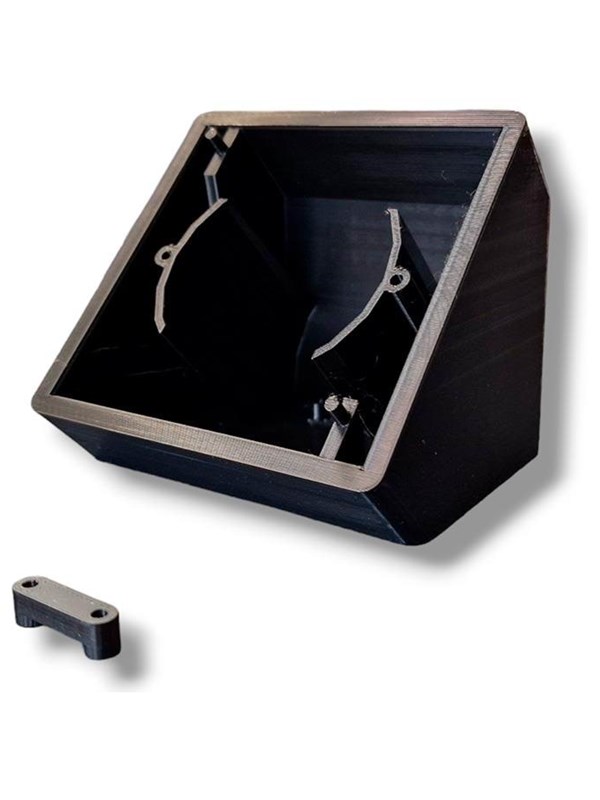 Light Solutions Shelly - Wall Display table stand - 45 degrees - Black