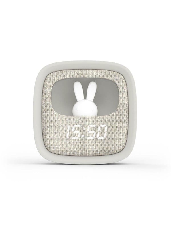 MOB Alarm Clock with Light Billy Clock Grey