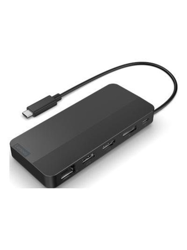 Lenovo USB-C Dual Display Travel Dock - Dual 4K 60 Hz - 100W PD