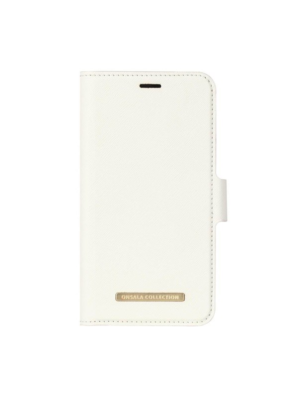 ONSALA Mobile Wallet Saffiano White iPhoneX/Xs