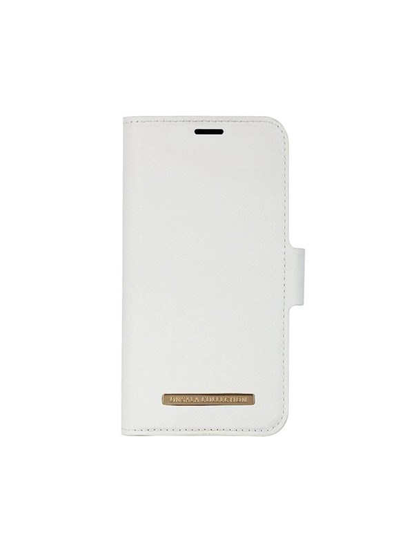 ONSALA Wallet Case iPhone 12 Mini Saffiano White